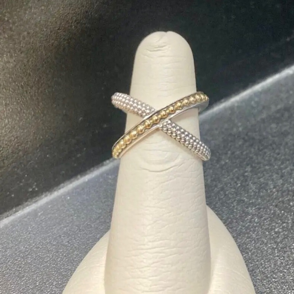 Lagos Enso X Ring Size 7